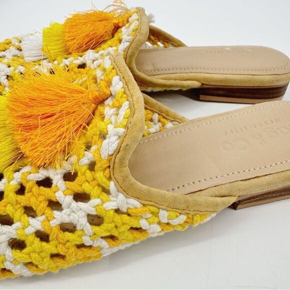 Rag N Co Mariana Woven‎ Flat Mules With Tassels New US 8 - Picture 5 of 11